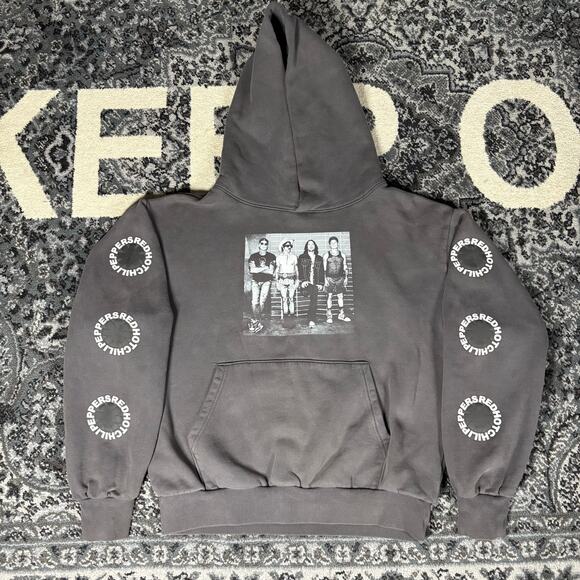 Red Hot Chili Peppers Hoodie Mens Sz M Unlimited Love World Tour 2022 2023 Band - Picture 1 of 6